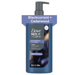 DOVE MEN + CARE Blackcurrant + Cedarwood Plant-Based Moisturizing Body Wash for Men - 26oz