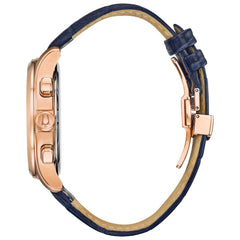 Bulova Men's Wilton - 97B169 - Blue Strap/ Rose Gold