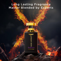Park Avenue Euphoria, Eau De Parfum Men, 50Ml Long Lasting Liquid Perfume For Men Premium Luxury Fragrance Scent Aromatic Blend Of Amber & Musk Suitable For Every Occasion
