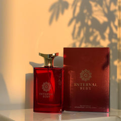 AMD Perfumes INTERVAL RUBY Unisex Perfume - Classic Perfume for Men and Women - Long Lasting Men's and Women's Fragrances with Blend of Musk and Sea Notes Eau de Parfum EDP 100ml