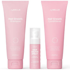 Trybello Hair Helper Spray + Hair Growth Shampoo + Hair Growth Conditioner