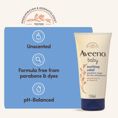 Aveeno baby soothing relief emollient cream - 150ml