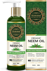 Morpheme Remedies Pure Organic Neem Oil (Cold Pressed & Undiluted), 200ml