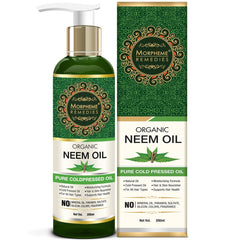 Morpheme Remedies Pure Organic Neem Oil (Cold Pressed & Undiluted), 200ml