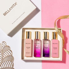 Bella Vita Organic Luxury Woman Eau De Parfum Gift Set - 4x20ml (Date, Senorita, Glam, Rose)