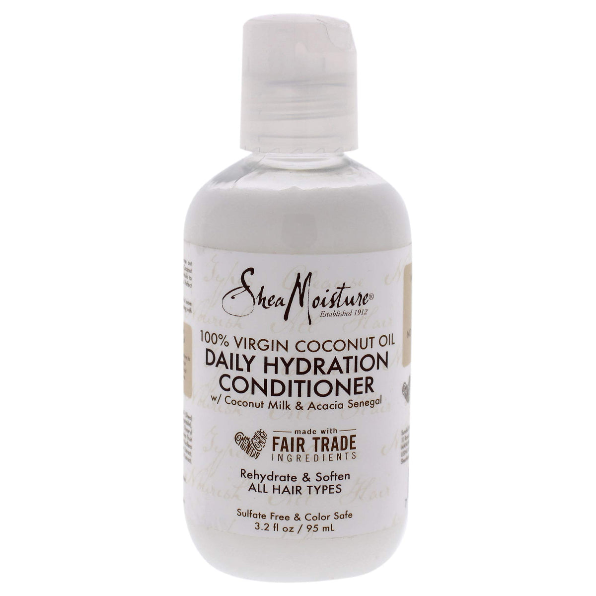 Shea Moisture Virgin Coconut Oil Daily Hydration Conditioner For Unisex, 3.2 Oz.