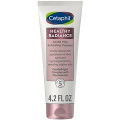 Cetaphil Face Wash by, Healthy Radiance Gentle Exfoliating Cleanser, Visibly Reduces Look of Dark Spots and Hyperpigmentation, Designed for Sensitive Skin, Hypoallergenic, Fragrance Free, 4.2oz