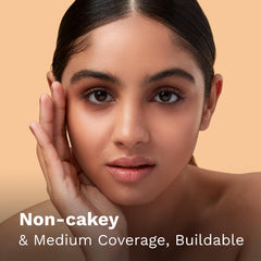 Pilgrim Medium Natural Almond Serum Liquid Foundation, Matte & Poreless,30 ml |Foundation for face make up infused |Water-Resistant,All Day Coverage|All SkinTypes