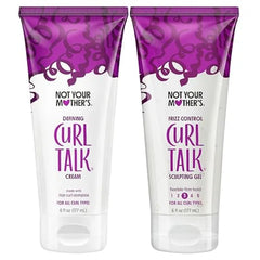 Not Your Mother's Curl Talk Frizz Control Sculpting Gel & Defining Cream  Tames Hair Frizz & Maximizes Definition For All Curly Hair Types 2-Pack)6 fl oz