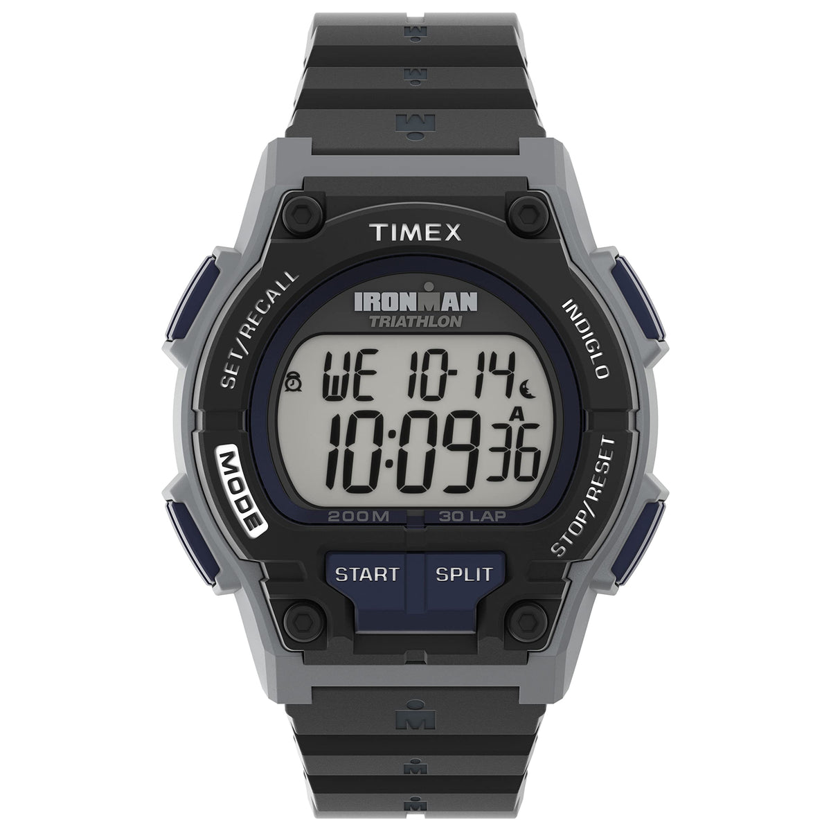 Timex Full-Size Ironman Endure 30 Shock Watch - Black/Silver-Tone