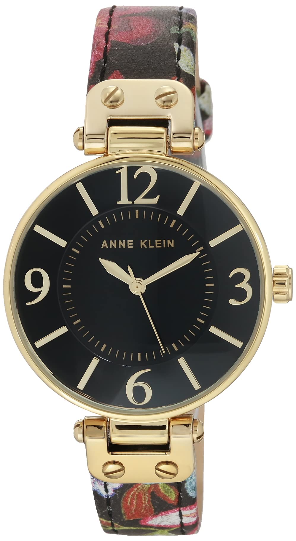 Anne Klein Women's Leather Strap Watch