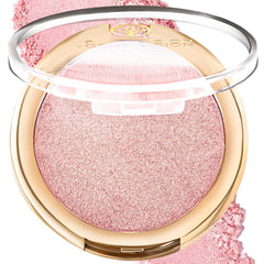 MAKINGTEC Baked Highlighter Powder Palette, Sheer Pearl Shimmer Shades for Face Highlighter Makeup, Highly Pigmented Illuminating Bronzer Powder Weightless Creamy Texture
