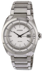 Citizen Eco-Drive Analog White Dial Men's Watch - AW1010-57B