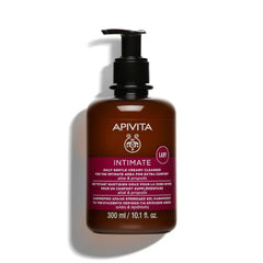 APIVITA Intimate Feminine Wash | pH-Balancing Gentle Creamy Cleanser, 300 mL / 10.1 oz