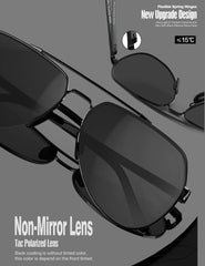 LUENX Aviator Sunglasses for Women Men Polarized Lens with Accessories - UV 400 Protection 60MM