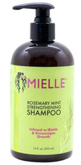 Mielle Organics Rosemary Mint Strengthening Hair Masque & Rosemary Mint Strengthening Shampoo