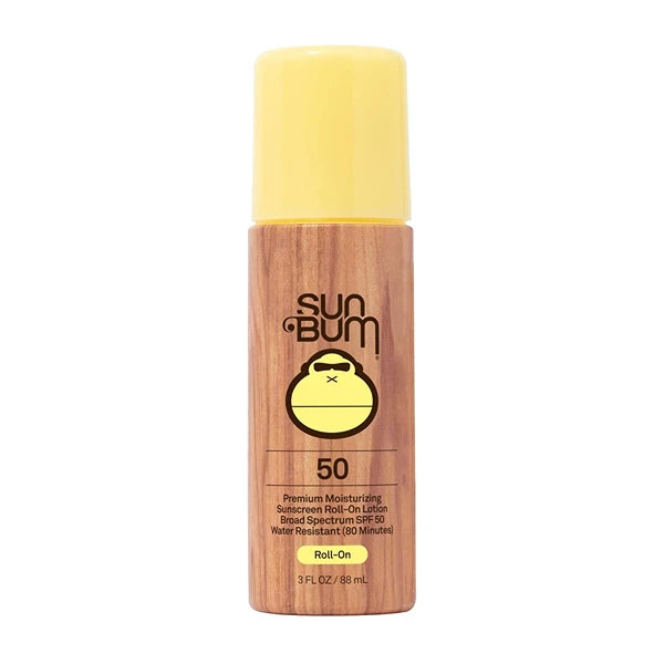 Sun Bum SPF 50 Roll-On Body Sunscreen, 3 oz Travel Size – Broad Spectrum UV Protection, Reef-Friendly, Octinoxate & Oxybenzone Free