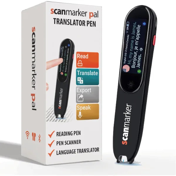 Scanmarker Pal Translation Pen & Reading Pen – 100+ Languages, Dyslexia Support, Language Learning & Reading Assistance Tool