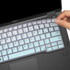 CaseBuy Keyboard Cover for Dell Latitude 5290 E7250 E7270 7280 7290 E5250 E5270 12.5" / Dell Latitude 7370 7380 7389 7390 13.3 inch Laptop Anti Dust Silicone Skin, Black