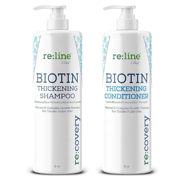 Paisle Botanics Shampoo and Conditioner for Thinning Hair Hair Thickening Shampoo and Conditioner with Saw Palmetto & Rosemary Oil for Enhanced Volume Color Safe, Sulfate & Paraben Free 8 Fl Oz Each