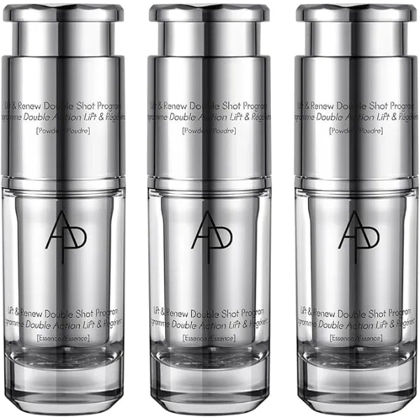 AMOREPACIFIC AP Beauty M.D. Lift & Renew Double Shot Program x 3, Rejuvenating Booster System, Moisture Barrier Repair, Elasticity Enhancement, Anti Aging