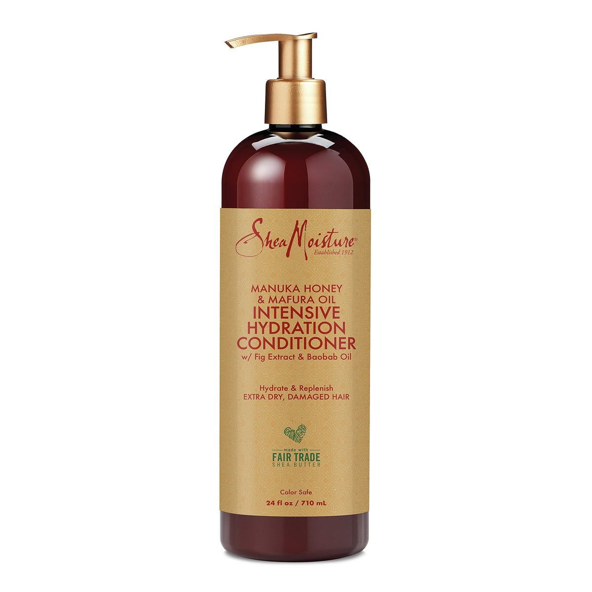 SHEA MOISTURE Intensive Hydration Conditioner for Dry, Damaged Hair Manuka Honey and Mafura Oil deep moisturizing conditioner 24oz