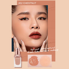 NOVOLAN Liquid Blush 15ml Cream Blush Wet Makeup Sweet Cheeks Blush Matte Pot Blusher, Natural Color Liquid Blush Long-Lasting Matte Silky Delicate Rouge Beauty Makeup (#02)
