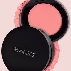 WUNDER2 Makeup Face Powder Cream Blush For Cheeks, Rosey