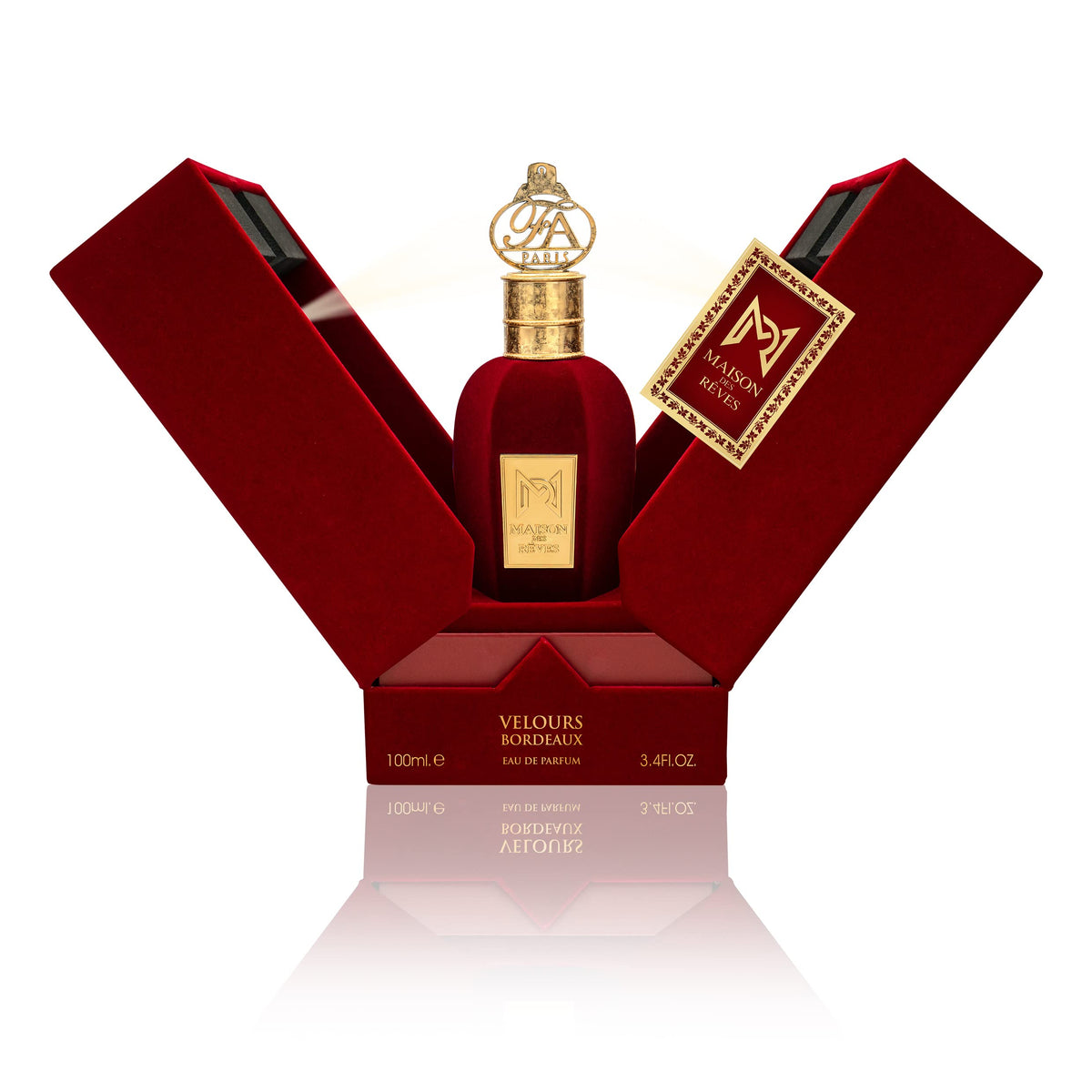 Velours Bordeaux Maison Des Reves - Eau de Parfum - By French Avenue Paris - Perfume For Unisex, 100ml