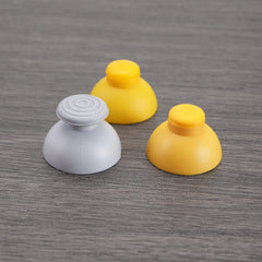 The Lord of the Tools 6Pcs Analog Joysticks Caps Replacement Compatible with Nintendo Gamecube Controller Analog Stick Covers Accessories ABS Yellow&Grey
