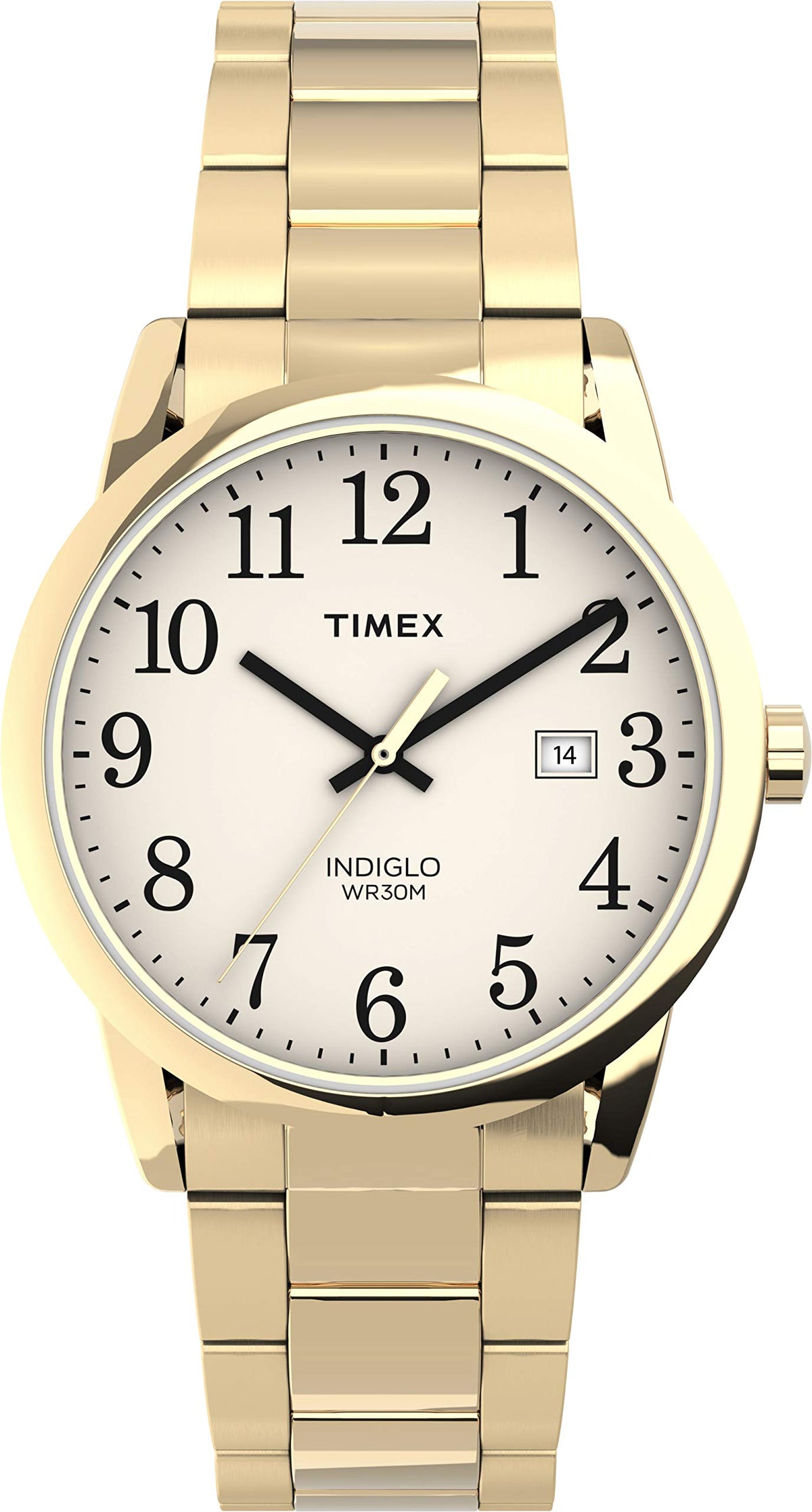 Timex Men's Easy Reader Watch - Gold-Tone/Gold-Tone/Cream/38mm