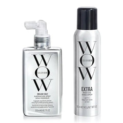 COLOR WOW Best Glass Hair Duo, EVER!- Achieve TikTok's most viral hair trend with our award-winning DREAM COAT and EXTRA MYSTICAL SHINE SPRAY for mirror-like shiny hair