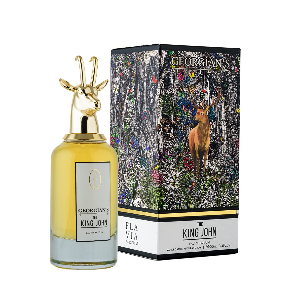 Flavia Men Perfumes Georgian's The King John Eau De Parfum For Men 100ml, Perfume for man, fragrances, for him