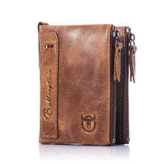 WellingtonAE 06Vintage Style Purse Leather Wallet Men Hasp Wallet Fashion Male Short Wallets Card Holder Bag Money Wallet