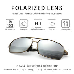 SUNGAIT Ultra Lightweight Rectangular Polarized Sunglasses UV400 Protection