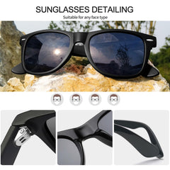 Joopin Polarized Sunglasses Men Women, Classic Square Sun Glasses 100% UV Protection Driving Fishing
