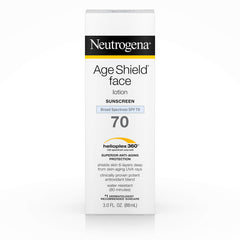 Neutrogena Age Shield Anti-Oxidant Face Lotion Sunscreen Broad Spectrum SPF 70, 88ml - oil-free face sunscreen lotion helps combat the signs of aging