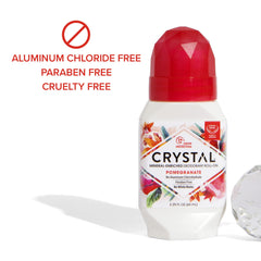 Crystal Essence Deodorant Roll -On Pomegranate 2.25 oz. (3-Pack)