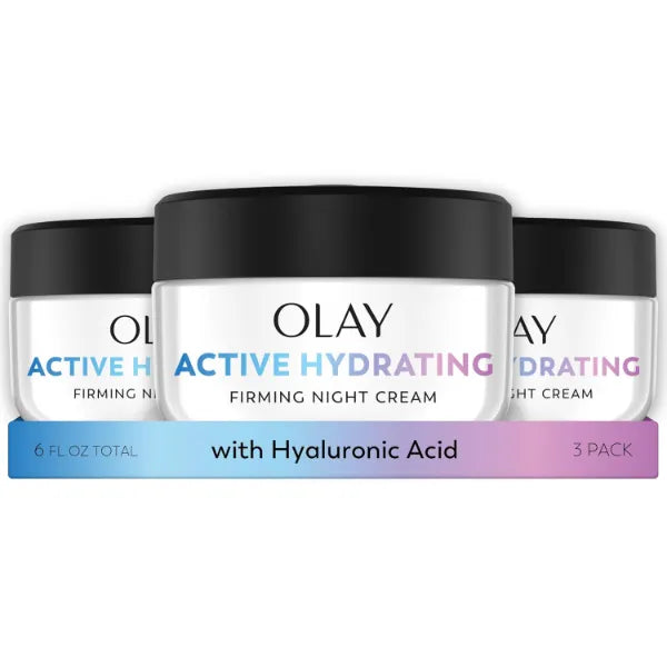 Olay Night Firming Cream – Deep Hydration Overnight Anti-Aging Moisturizer, Reduces Fine Lines & Wrinkles
