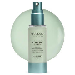 Aloette Superfood Niacinamide Serum for Face, B Your Best - Anti-Aging Pore Minimizer, Even Skin Tone & Dark Spot Corrector - Moisturizing Facial Serum with Vitamin C & Blend of Kale, Spinach & Aloe, 1 FL Oz