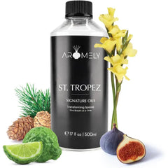 AROMELY ST. Tropez - Inspired by Edition Hotel - Aromely Hotel Selection Diffuser Oil Scent - Fragrance from 5-Star Hotels - Luxurious Notes of Black Fig, Bergamot, Lemon, Freesia, and Amber