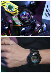 G-Shock Casio DW-6900RGB-1JF [ Virtual Rainbow: Gamer's RGB Series] Watch Imported from Japan Feb 2023 Model