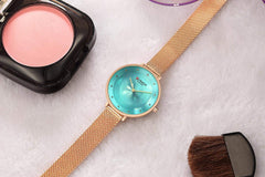 Curren Casual Watch For Women Analog Metal - 9029 - Gold