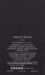 Ajmal Perfumes NEUTERON EAU DE PARFUM 100 ml