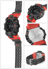 Casio Wristwatch, MUDMAN Radio Solar, Biomass Plastic -black &amp; orange