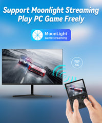 RG35XX Plus Handheld Game Console 64G TF Card with 5000+ Games Classic Emulator, 3.5 Inch IPS Screen Linux OS Retro Video Handheld Games Consoles Preinstalled Video Games with Portable Case (Black)