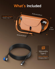 Portable Charging Case for Ray-Ban Meta Smart Glasses Gen 1 & Gen 2