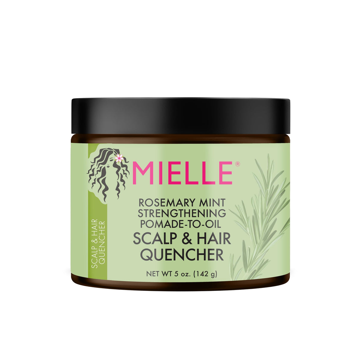 Mielle Organics Rosemary Mint Strengthening Pomade-To-Oil Scalp & Hair Quencher 142g | Nourishes, Conditions & Add Shine