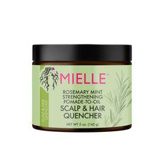Mielle Organics Rosemary Mint Strengthening Pomade-To-Oil Scalp & Hair Quencher 142g | Nourishes, Conditions & Add Shine