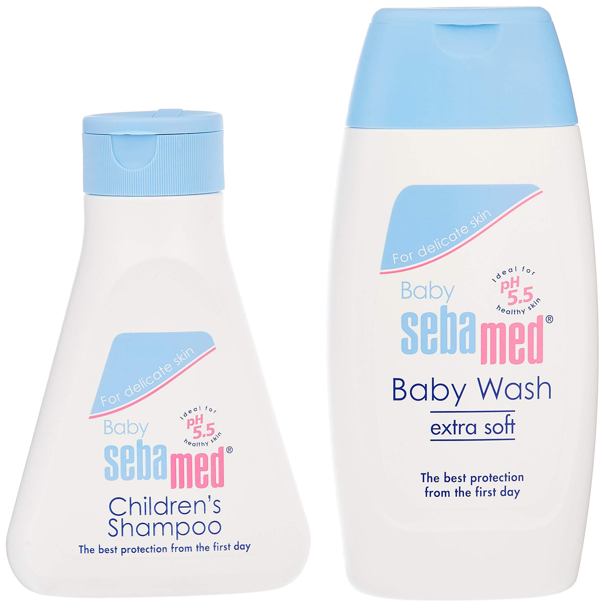 Sebamed Baby Shampoo 150ml + Baby Wash 200ml, (Value Pack), Pack of 1